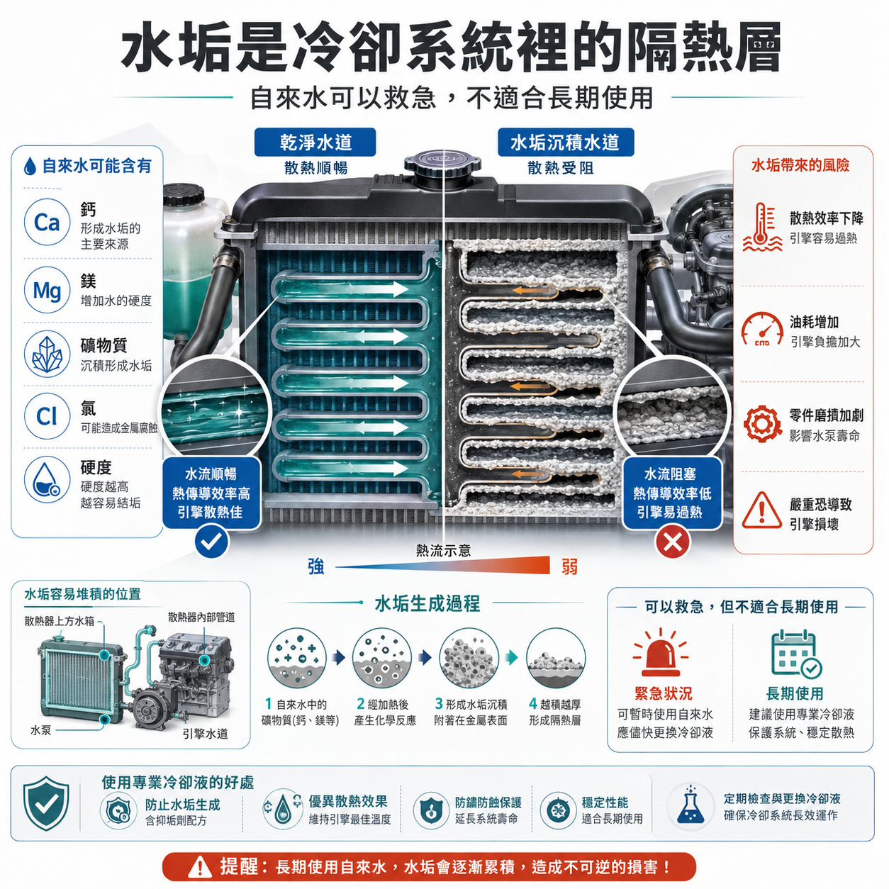 自來水與水垢風險