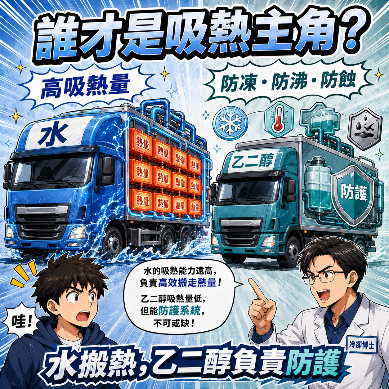 誰才是吸熱主角?