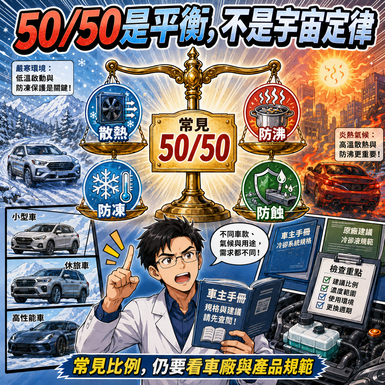 50/50 是平衡,不是宇宙定律