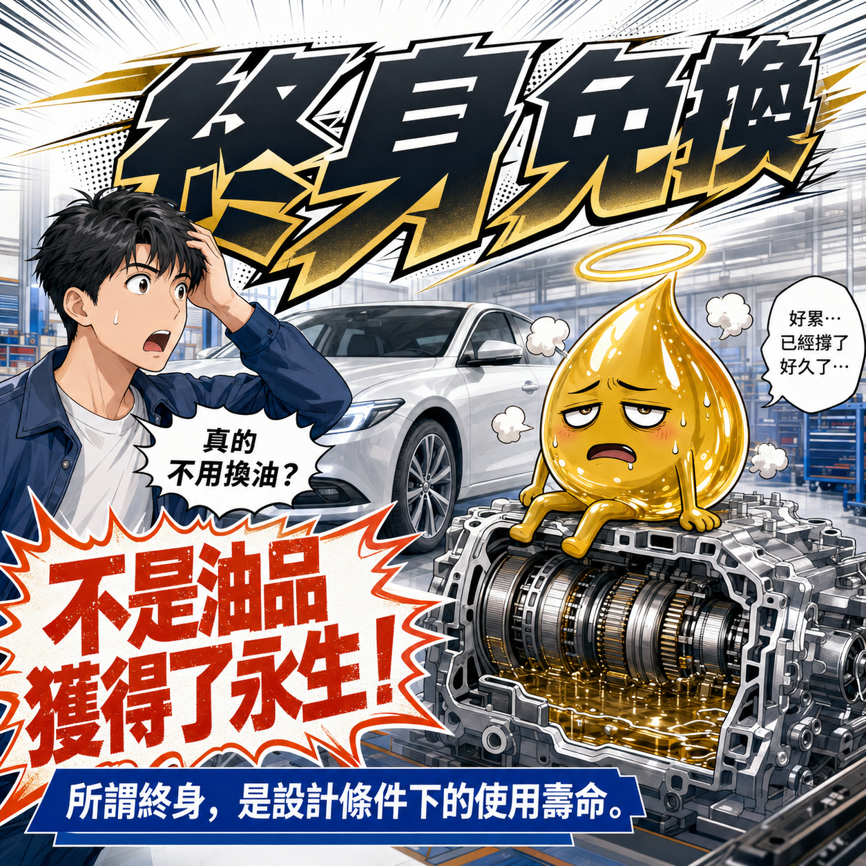 變速箱油終身免更換，真的可以一輩子不換嗎？Lifetime Fluid真相解析