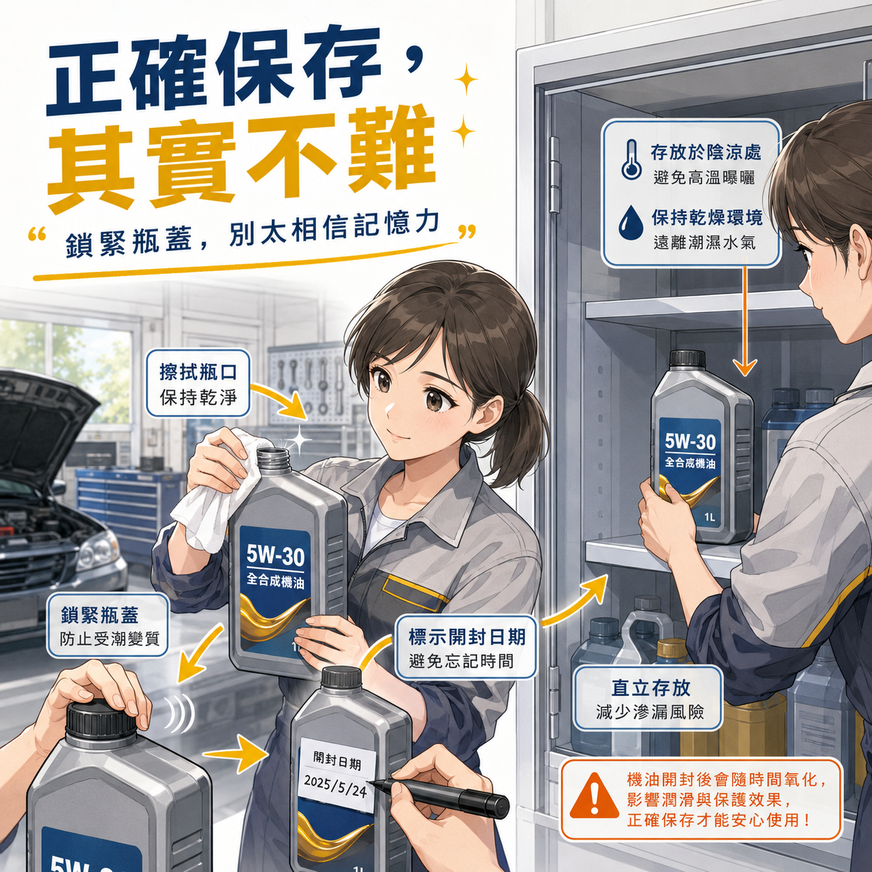 正確保存其實不困難