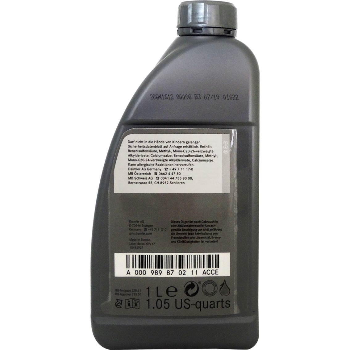 賓士 Mercedes-Benz MB 228.51 10W40/5W30 商用車柴油引擎機油