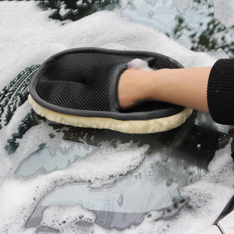仿羊毛洗車手套 熊掌洗車手套 洗車手套