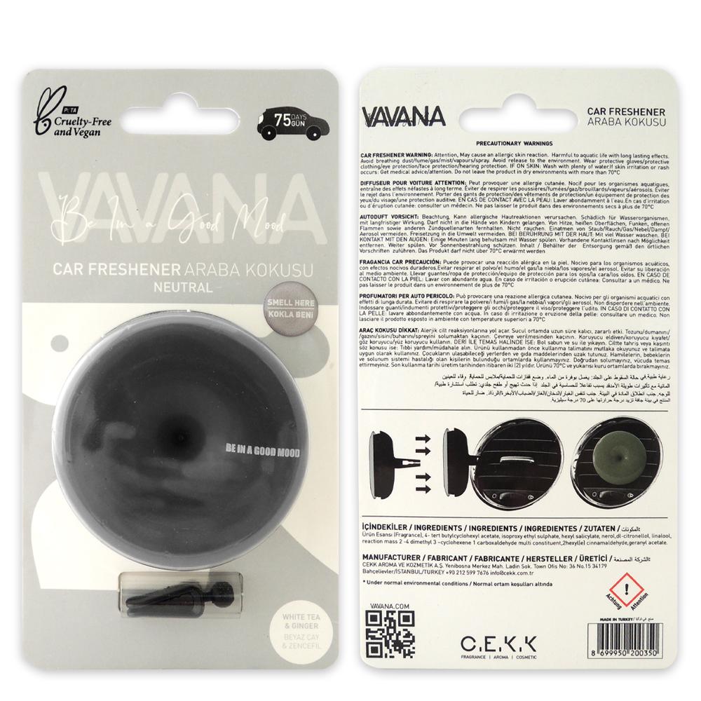 VAVANA 素淨（橙，格雷伯爵茶，玫瑰）車用香水  汽車空氣清新劑 汽車香水 車用香薰 車內芳香劑