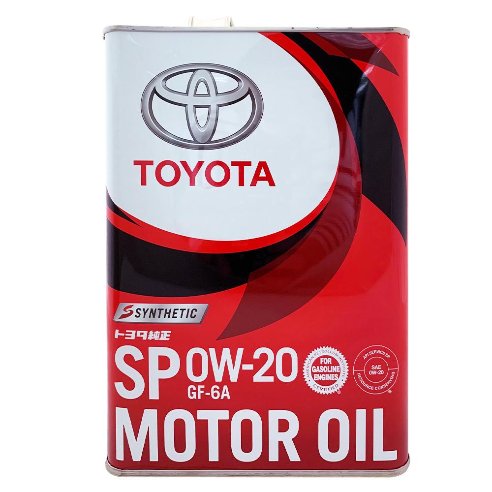 Toyota 0W16/0W20/5W30 原廠合成機油 4公升裝 日本製