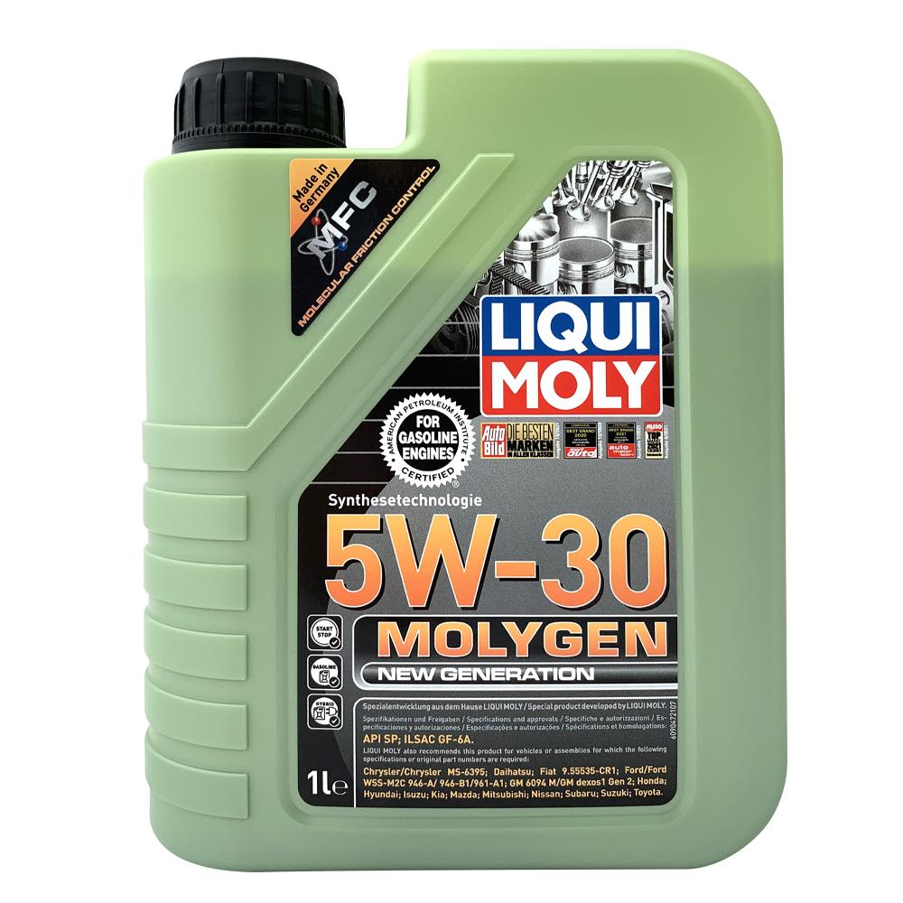 LIQUI MOLY MOLYGEN NEW GENERATION 5W30 全合成機油 液態鉬 日美系車款適用 渦輪多汽門適用