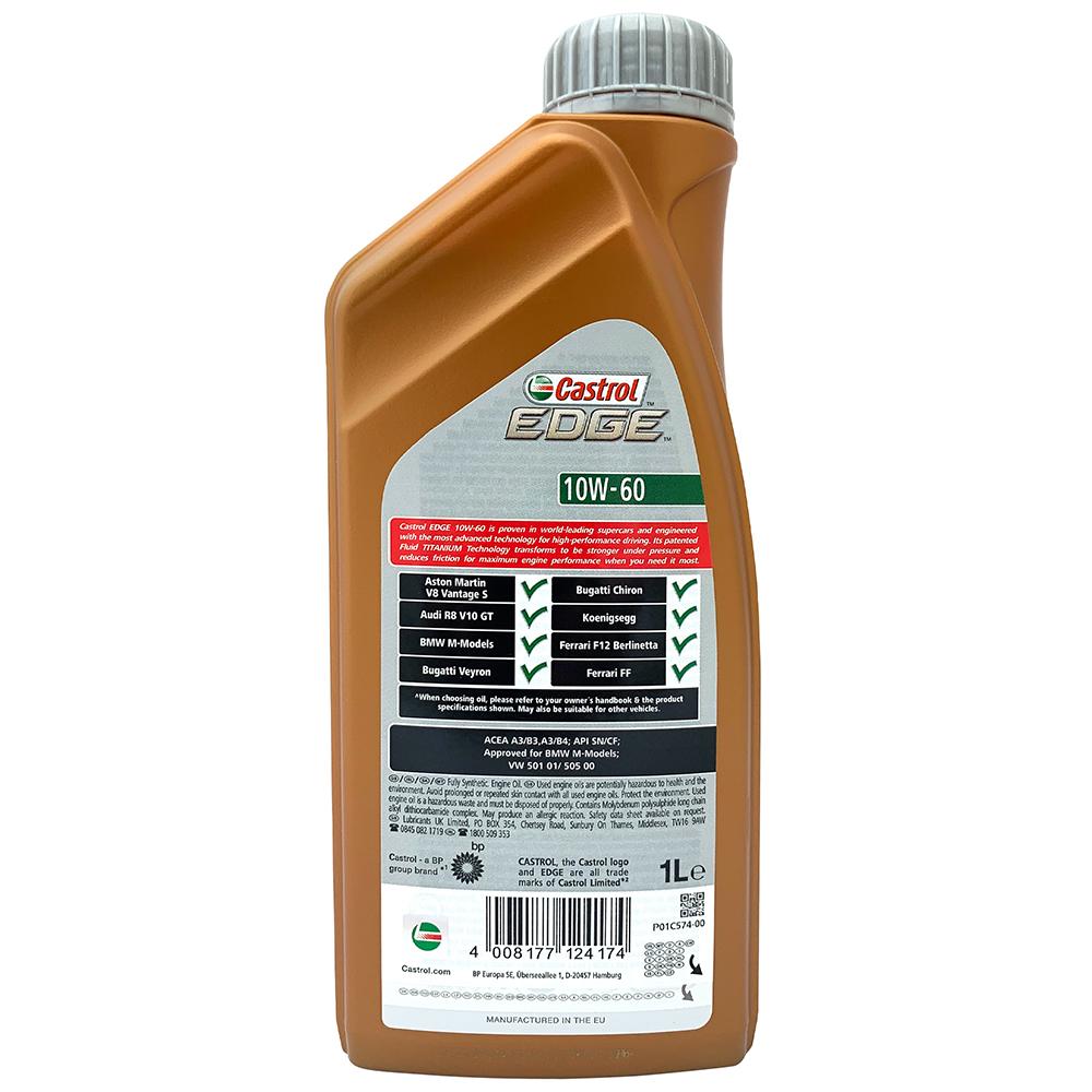Castrol EDGE Tit 10W60 SUPERCAR 全合成機油 賽車機油