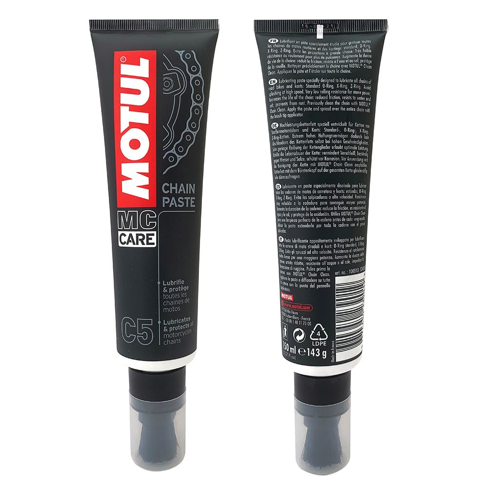 摩特 MOTUL MC CARE C5 CHAIN PASTE 鍊條油 鏈條油 超高黏性 白色油脂 附鍊條刷頭