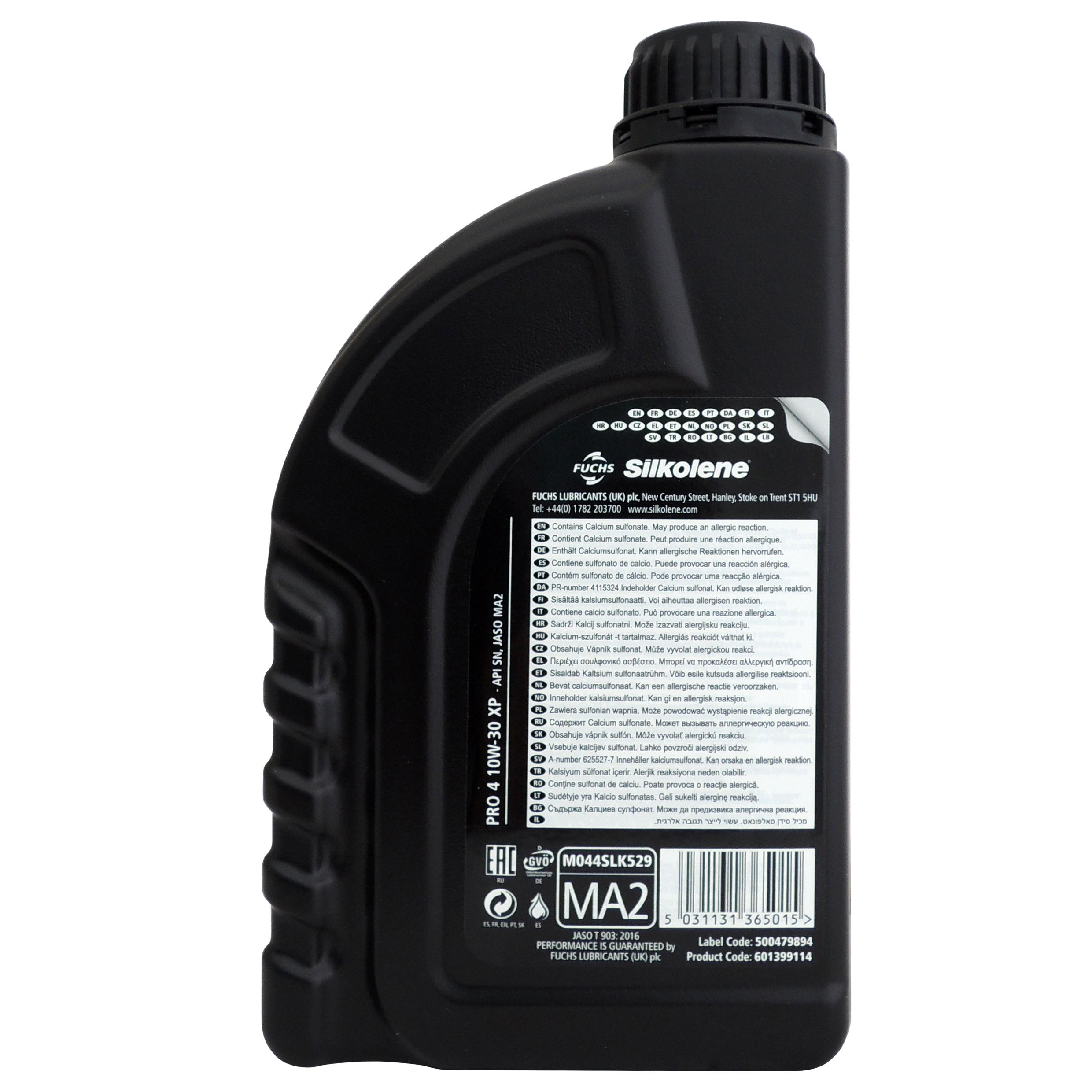 福斯 Fuchs Silkolene(賽克龍) PRO 4 10W30 XP 酯類全合成機油 機車機油