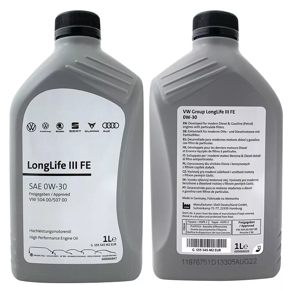 福斯 奧迪 VW Longlife III SAE 0W30 長效全合成機油 原廠機油