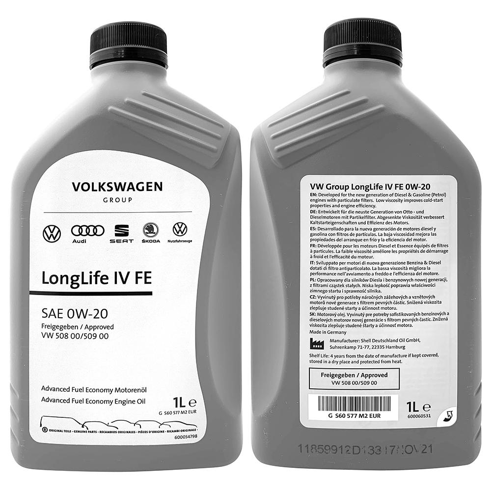 福斯 奧迪 VW Longlife IV SAE 0W20 長效全合成機油 原廠機油