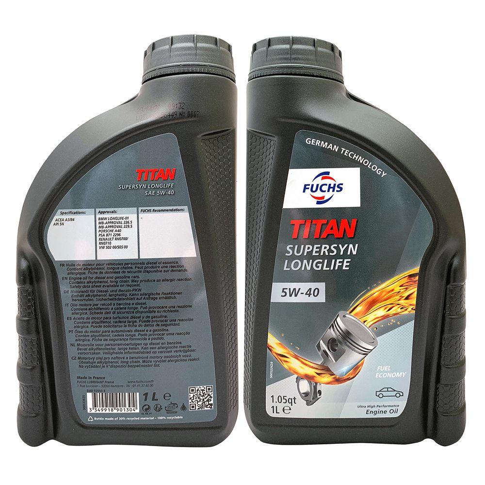 福斯 Fuchs TITAN SUPERSYN LONGLIFE 5W40 長效全合成機油