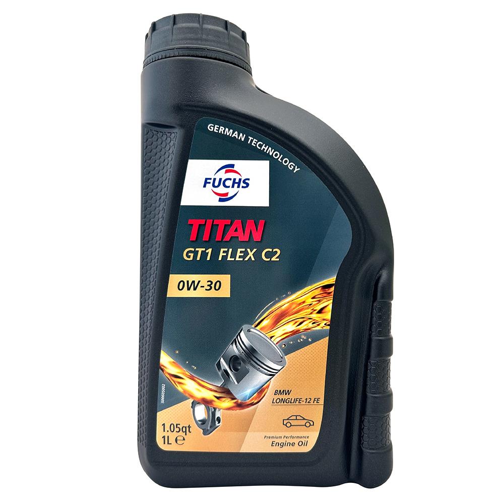 Fuchs TITAN GT1 FLEX C2 0W30 高性能全合成機油 卓越的保護耐磨性和性能