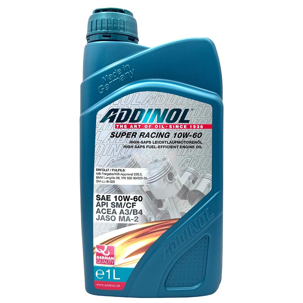 ADDINOL SUPER RACING 10W60 全合成機油 賽車級高性能引擎專用