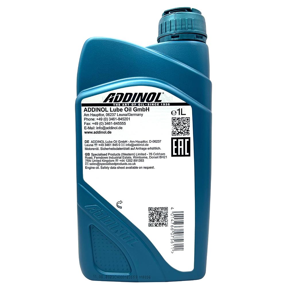 ADDINOL Premium 0W20 C6 全合成機油 卓越燃油經濟性與引擎保護