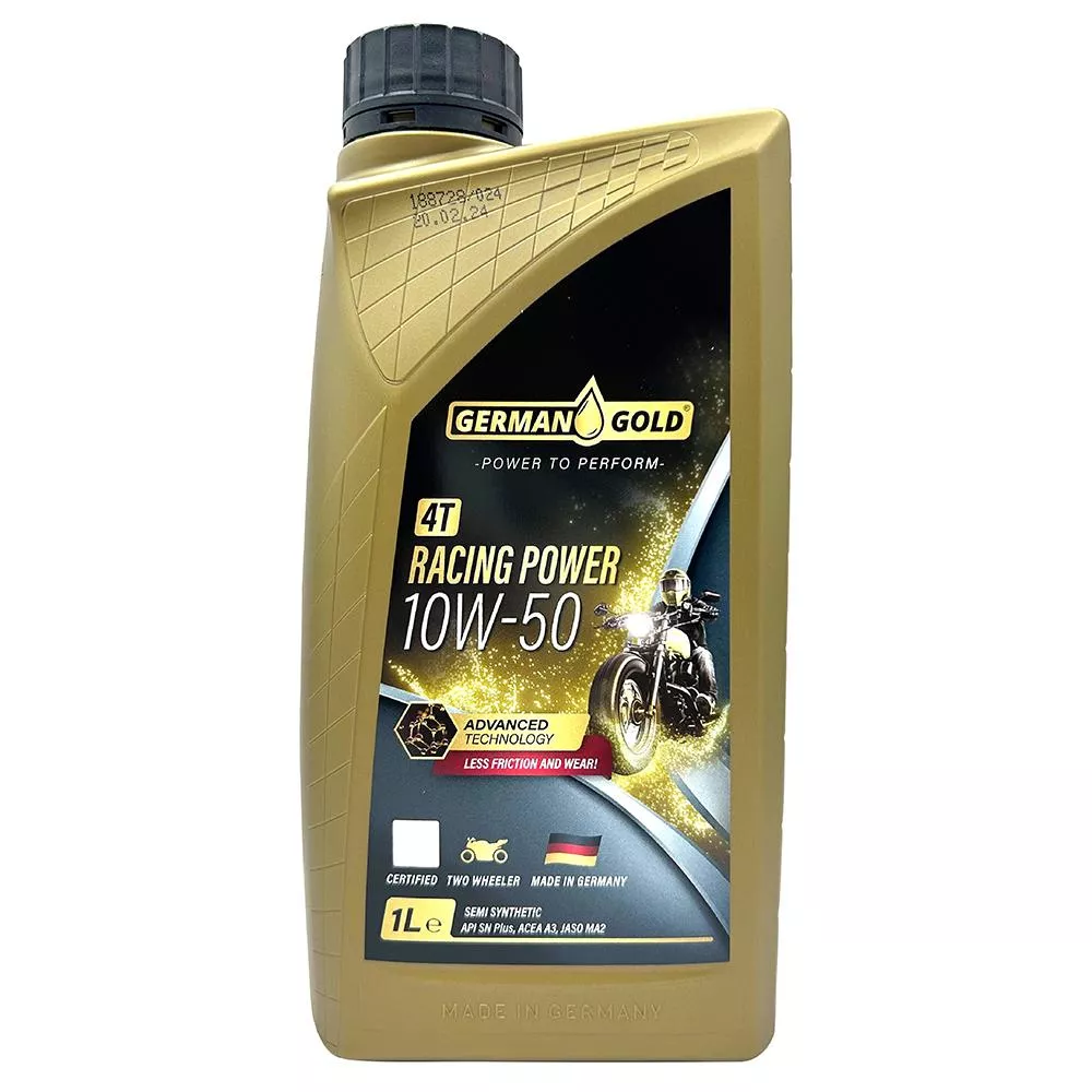 GERMAN GOLD RACING POWER 4T 10W-50 高性能機車機油