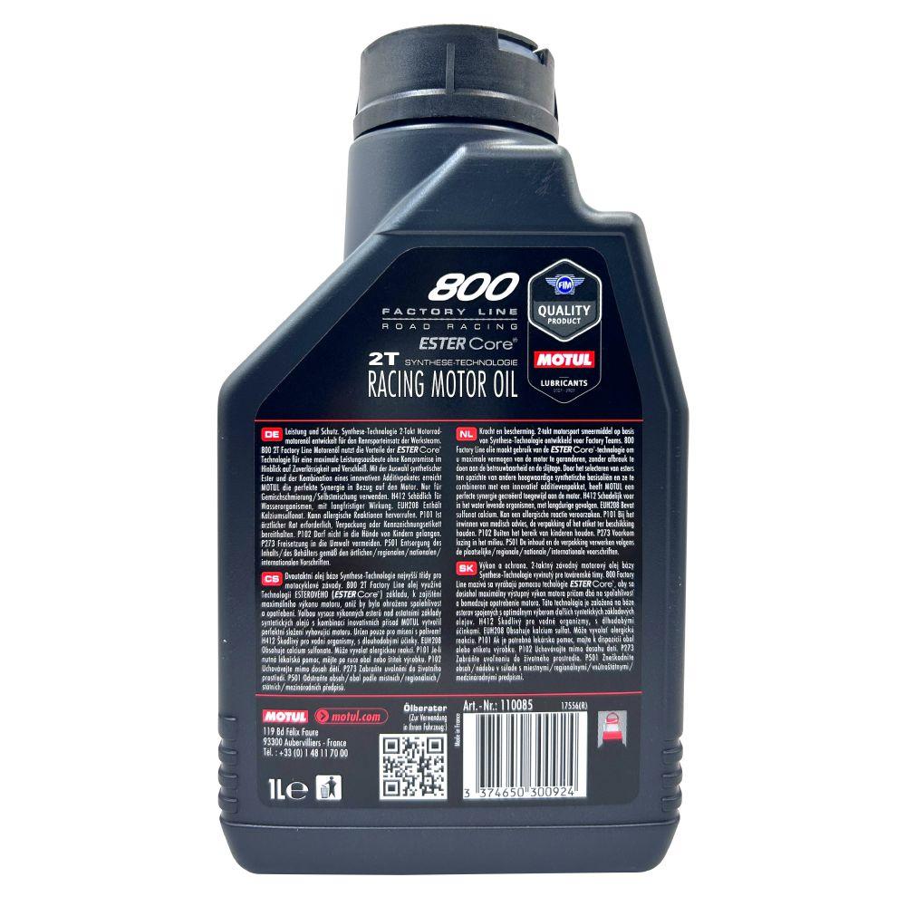 Motul 800 2T Factory Line Road Racing 全合成酯類二行程競技機油
