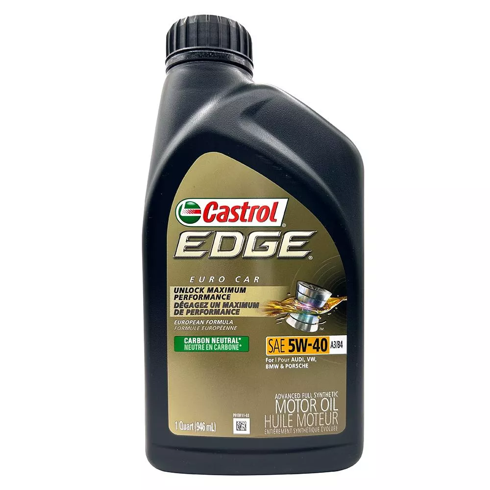 Castrol EDGE Euro 5W40 全合成機油 美國產