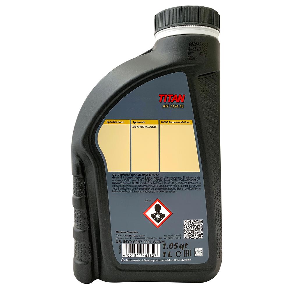 Fuchs TITAN ATF 7134FE 7速NAG2FE+全合成長效自動變速箱油