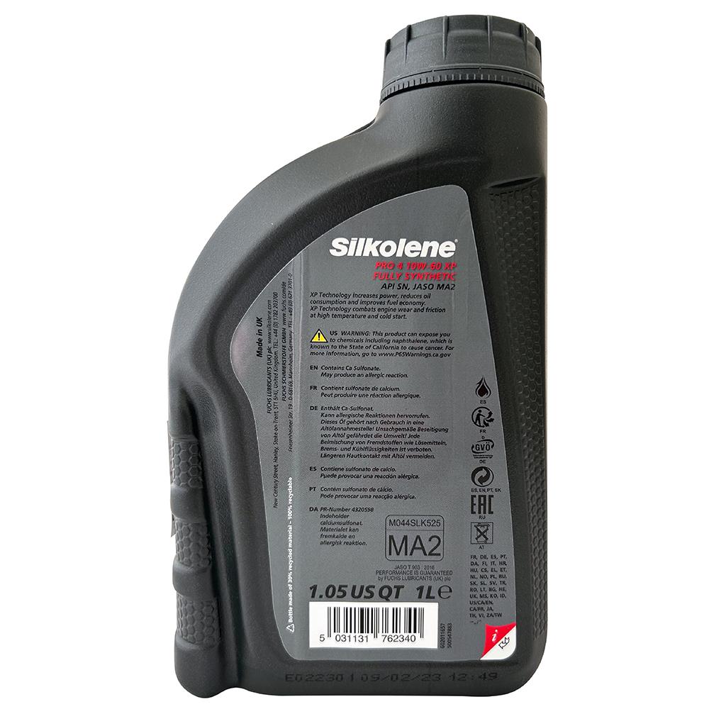 福斯 Fuchs Silkolene(賽克龍) PRO 4 10W60 XP 酯類全合成機油 機車機油