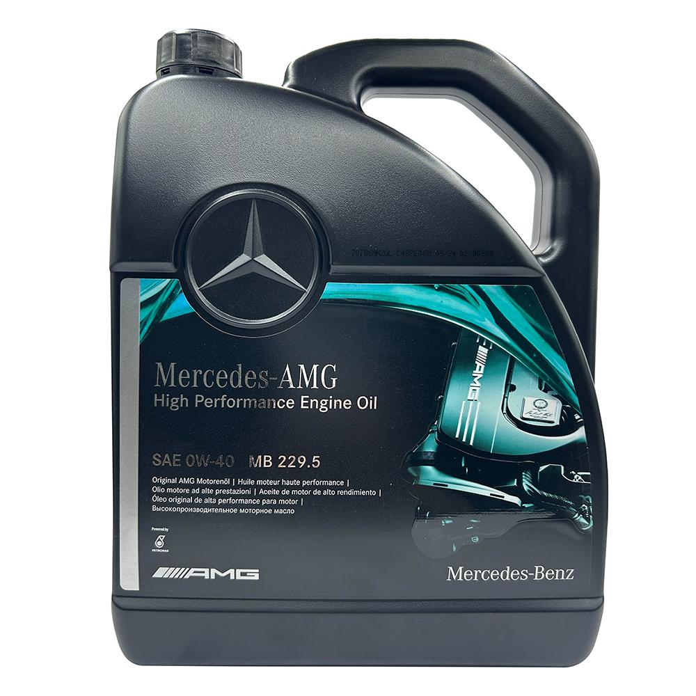 賓士 Mercedes-Benz MB 229.5 0W40 全合成機油 5公升裝 AMG專用