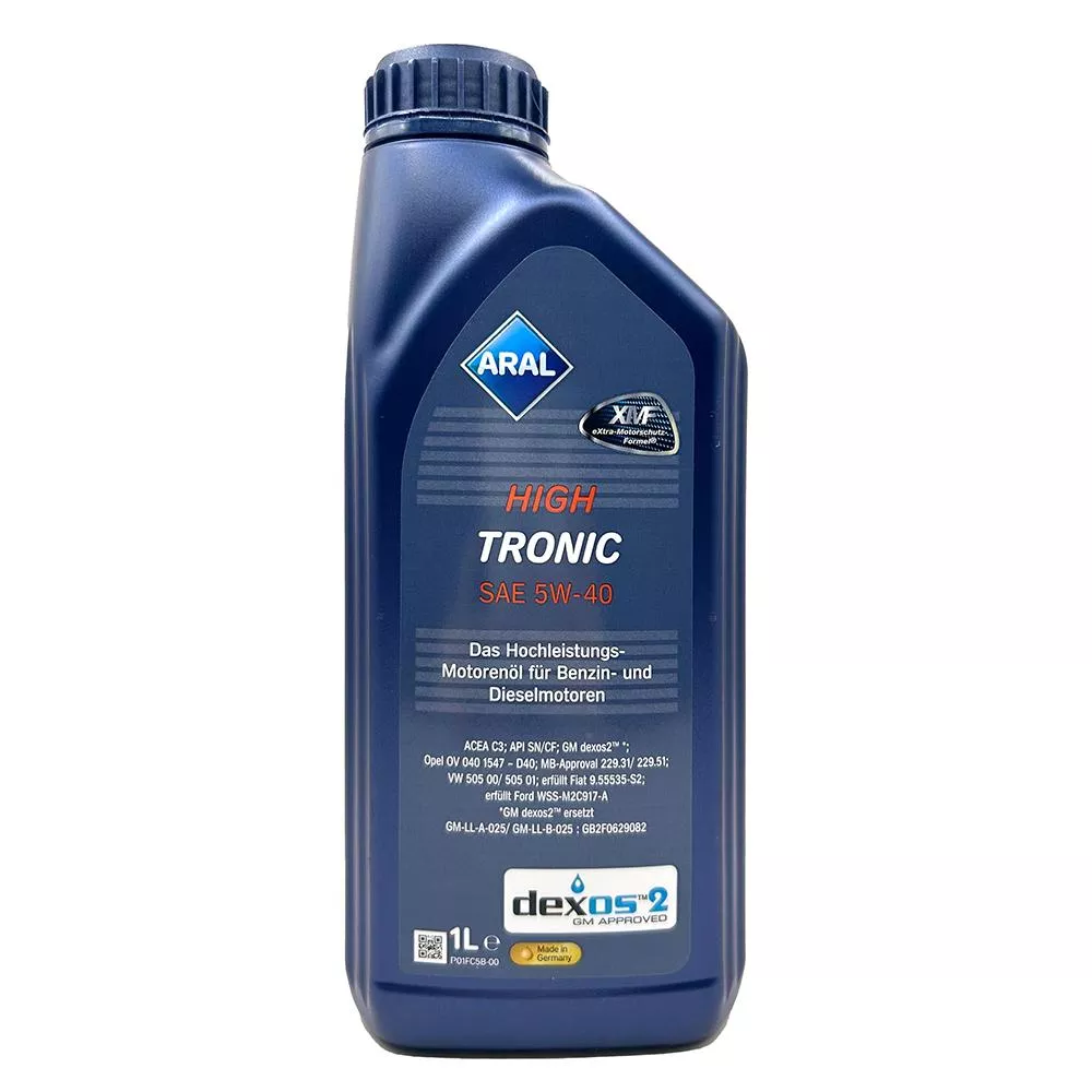 亞拉 Aral HighTronic 5W40 高效全合成機油