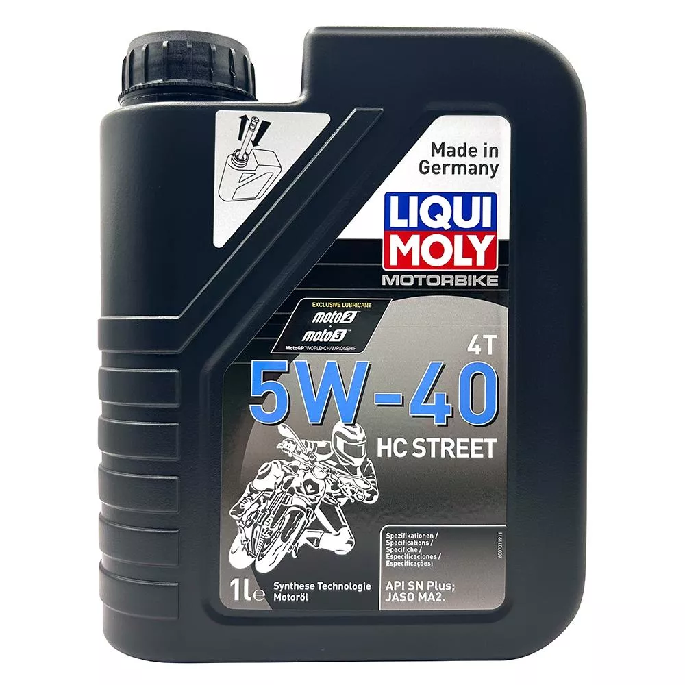 LIQUI MOLY Motorbike 5W40 4T HC Street 合成機車機油 | 通勤族 | 重機騎士 | 長途旅騎愛好者