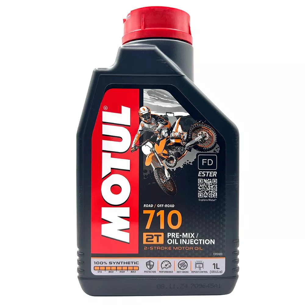 MOTUL 710 2T 全合成二行程機油 | Ester酯類油 | JASO FD | 低煙低積碳