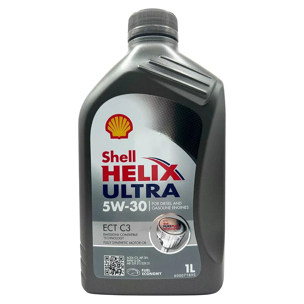 殼牌 Shell 殼牌 HELIX ULTRA ECT 5W30 長效全合成機油 汽柴油引擎機油