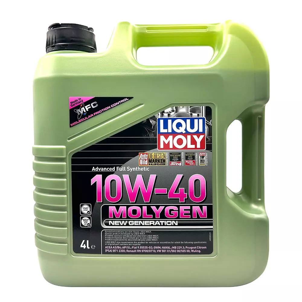 LIQUI MOLY Molygen NG 10W40 全合成機油 4L 德國原裝 汽車專用