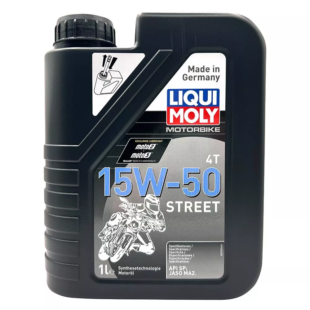 Liqui Moly Motorbike 4T Street 15W-50 機車機油 API SP JASO MA2 德國製