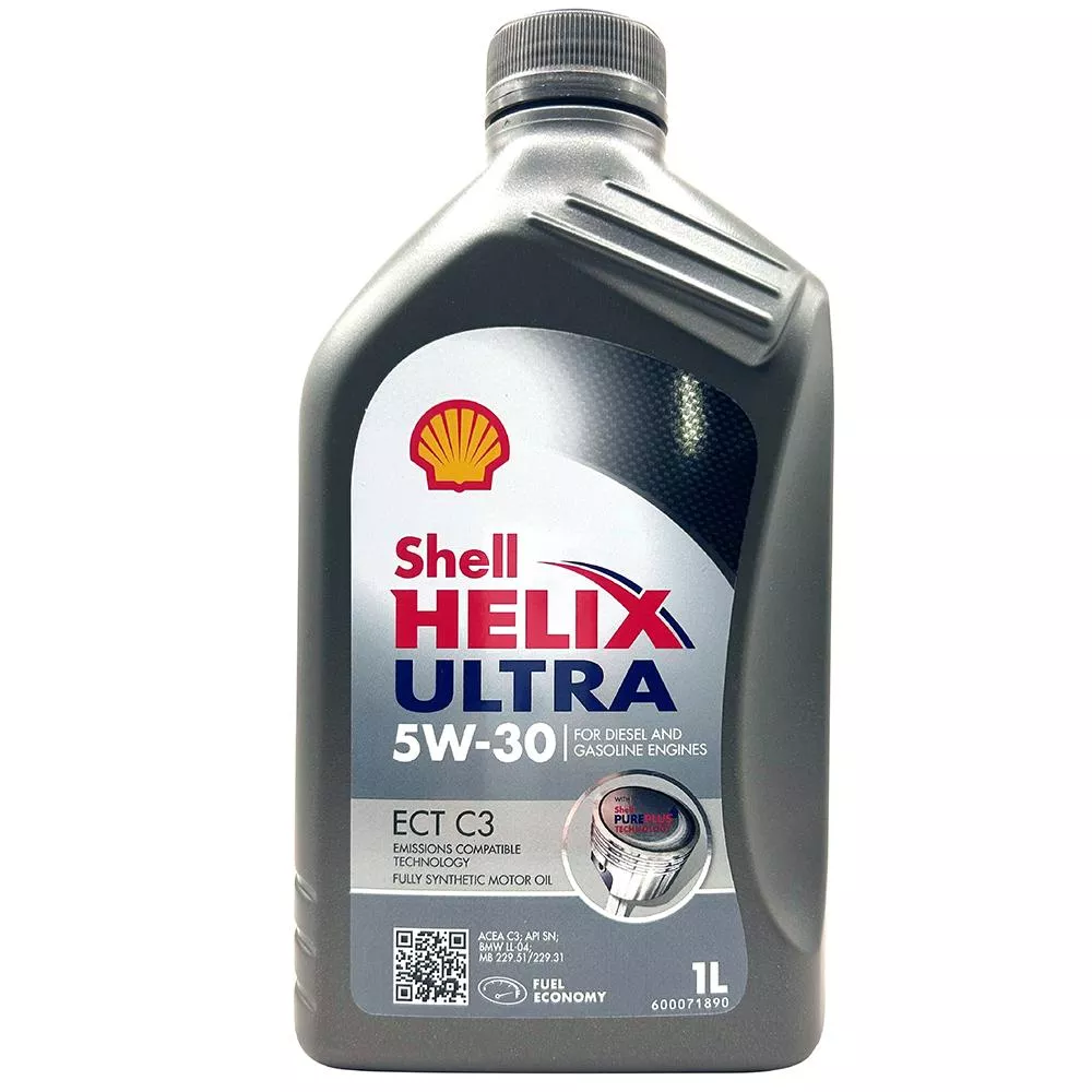 Shell HELIX ULTRA ECT 5W30 長效全合成機油 汽柴油引擎機油