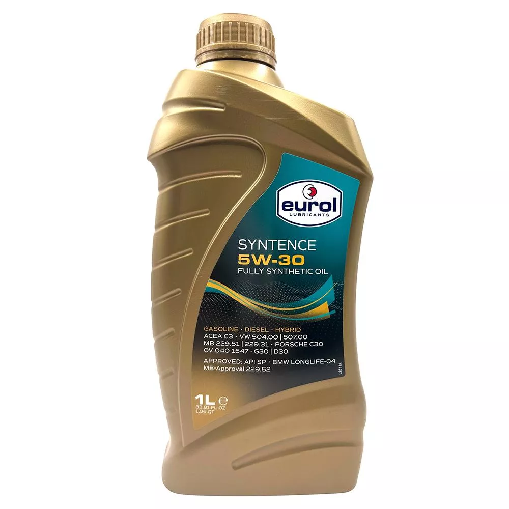 Eurol SYNTENCE 5W-30 全合成機油 汽柴油通用 節能長效 歐系車規範
