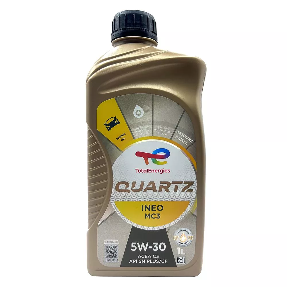 Total 道達爾 QUARTZ INEO MC3 5W-30 全合成機油 汽柴油共用 DPF保護 1L