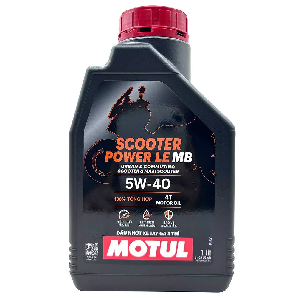MOTUL SCOOTER POWER LE MB 4T 5W40 速克達全合成機油 1L 節能減磨 引擎保護 動力流暢