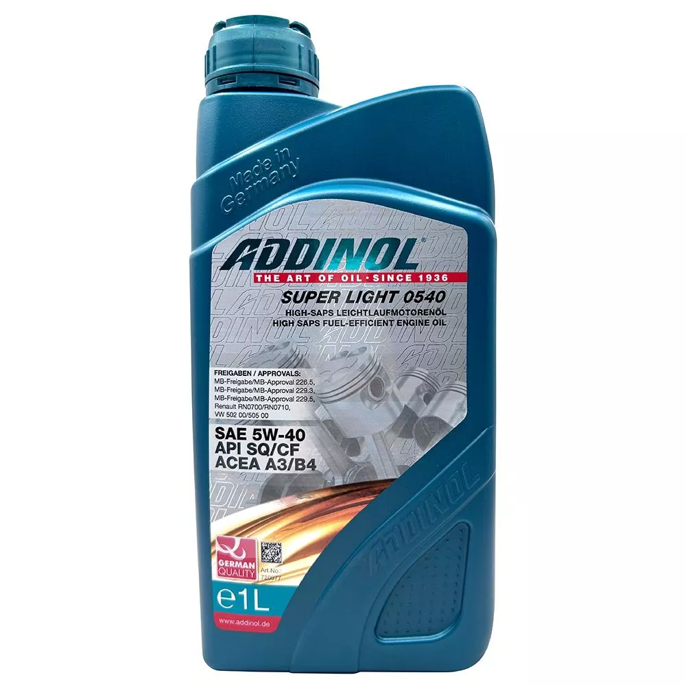 ADDINOL SUPER LIGHT 5W-40 全合成機油 1L