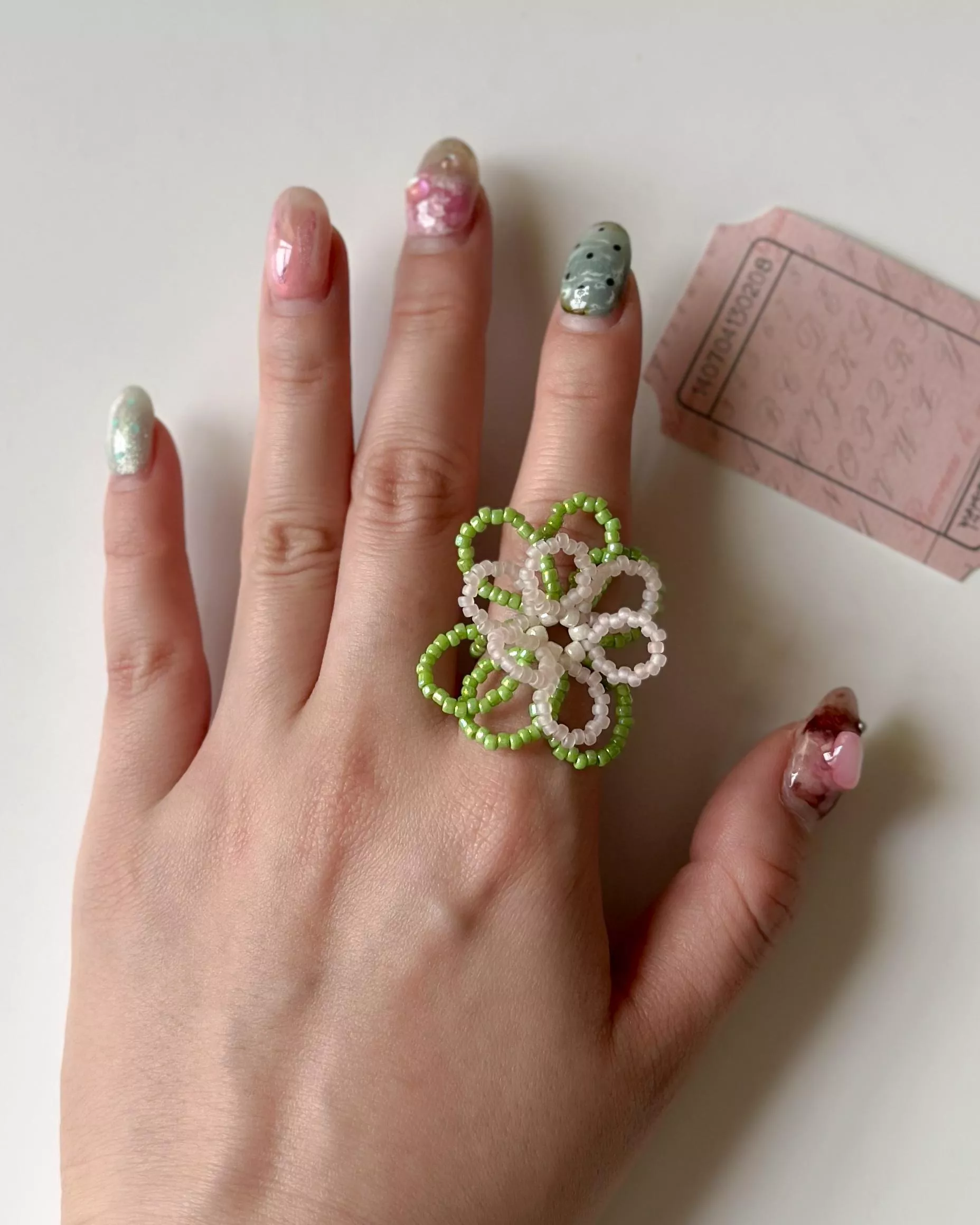 ꒰𝓝𝓮𝔀꒱ 雙層花戒·春芽