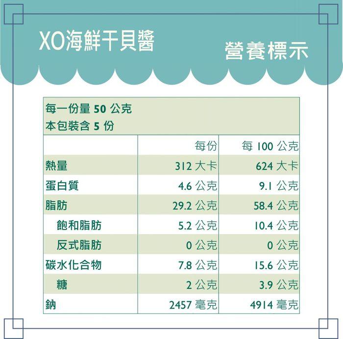 【澎湖伯】XO海鮮干貝醬