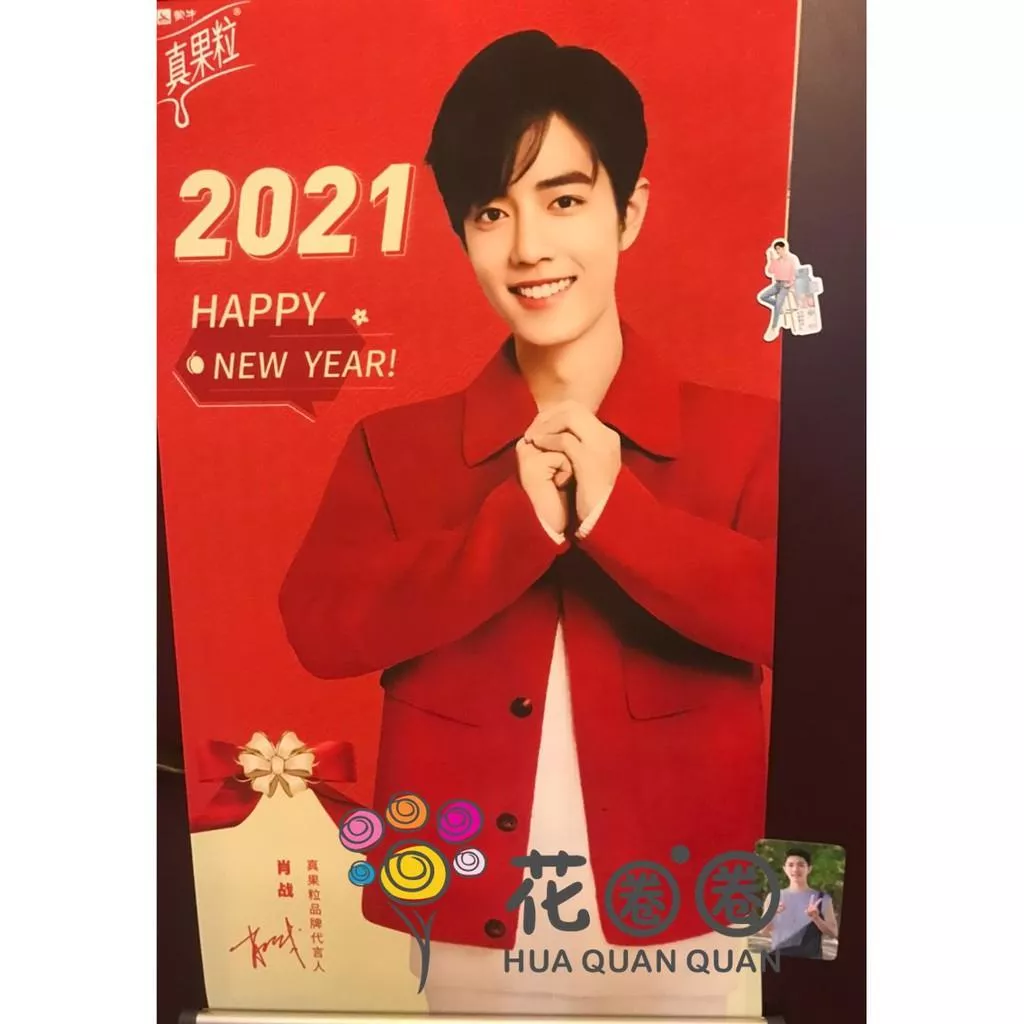 【現貨】肖戰 戰戰 掛軸真果粒掛布