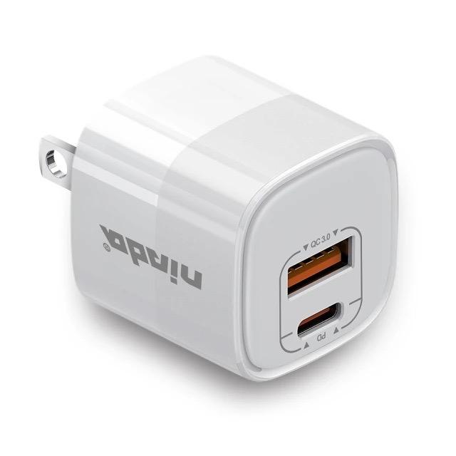 DQ330 氮化鎵GaN充電器 33W PD+QC 雙孔快充頭 手機充電器