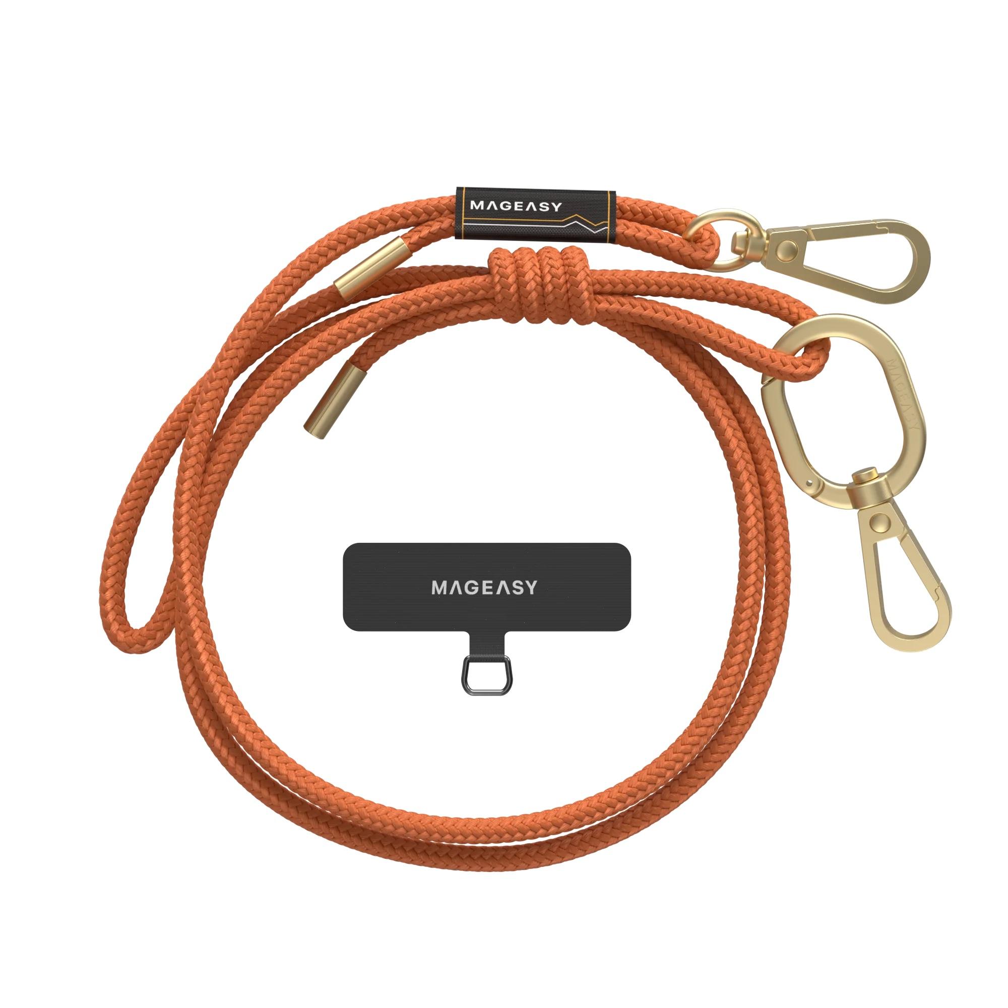 6 mm STRAP 掛繩/掛繩片組 (相容 iOS / Android 手機殼) 魅力橘