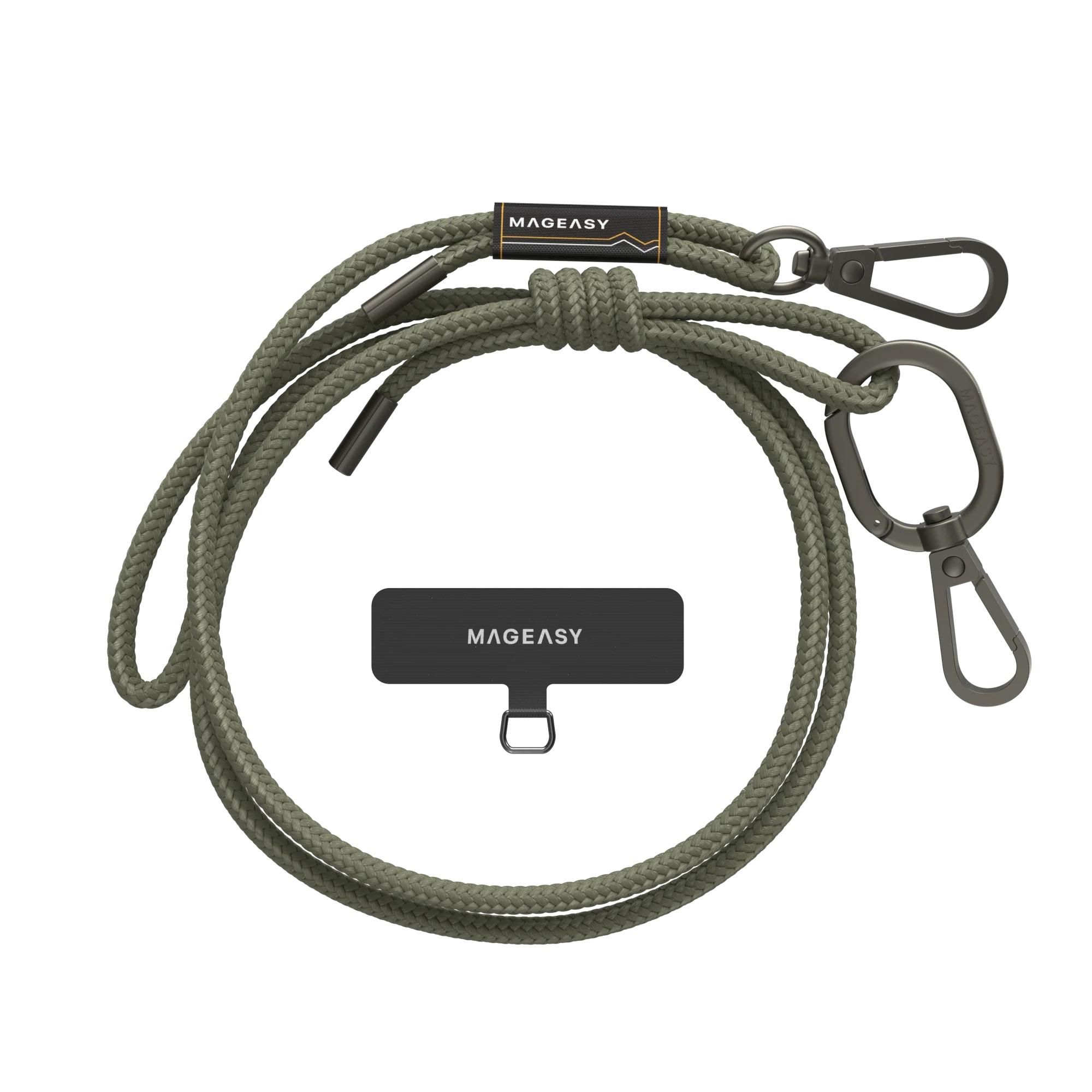 6 mm STRAP 掛繩/掛繩片組 (相容 iOS / Android 手機殼) 無畏綠