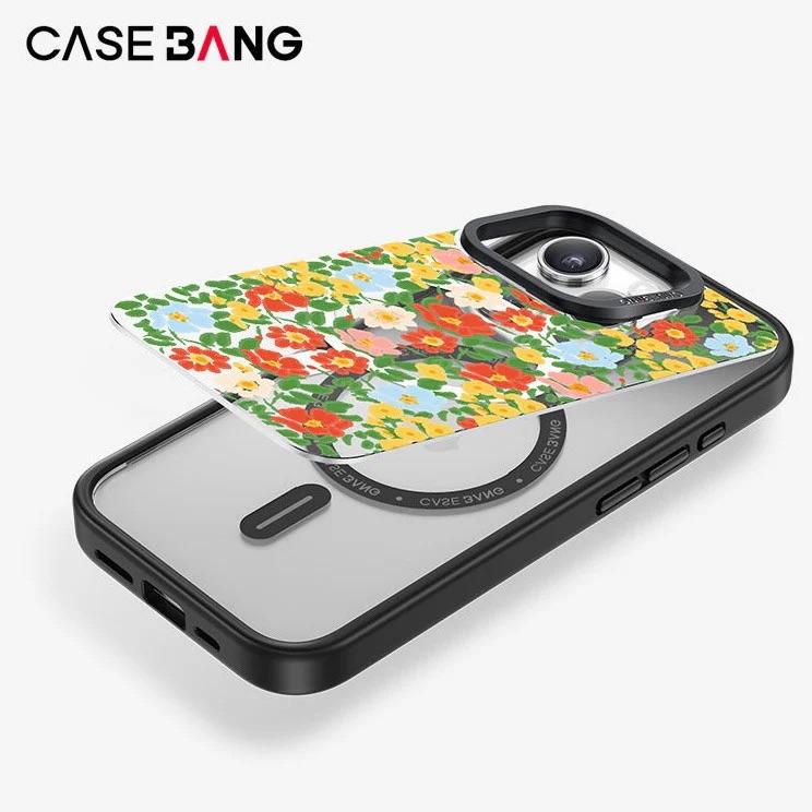 CASEBANGx藝術家Krystal聯名秘密花園系列花海出奇手機殼磁吸背蓋適用於iPhone15/14/13/Plus/Pro/Max