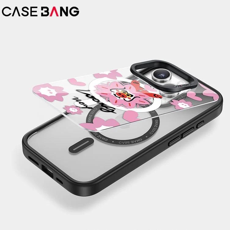 CASEBANGx藝術家7leaf聯名多彩小怪獸芭比爪梗出奇手機殼磁吸背蓋適用於iPhone15/14/13/Plus/Pro/Max