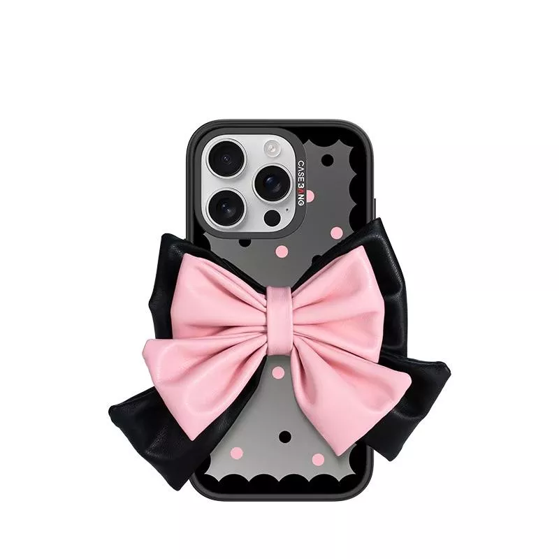 CASEBANGx粉墨蝴蝶結系列波點蝴蝶結出奇手機殼磁吸背蓋 CASEBANGx粉墨蝴蝶結系列波點蝴蝶結出奇手機殼磁吸背蓋