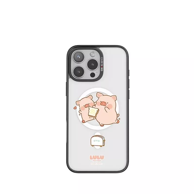 CASEBANGx小豬LuLu出奇系列 LULU 和 TOAST Imagisnap 手機殼磁吸背蓋 CASEBANGx小豬LuLu出奇系列 LULU 和 TOAST Imagisnap 手機殼磁吸背蓋