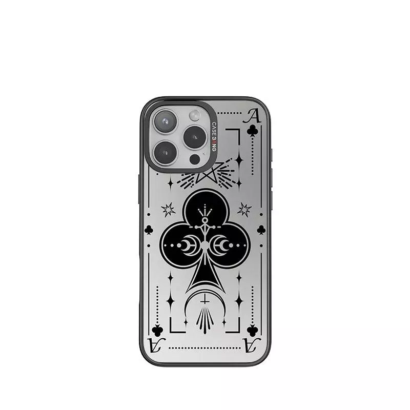 藝術家凌凌七聯名王牌ACE系列磁吸出鏡殼-梅花A 手機殼磁吸背蓋