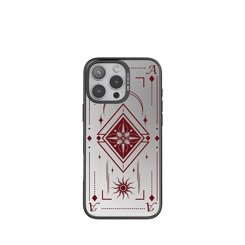 藝術家凌凌七聯名王牌ACE系列磁吸出鏡殼-方塊A 手機殼磁吸背蓋