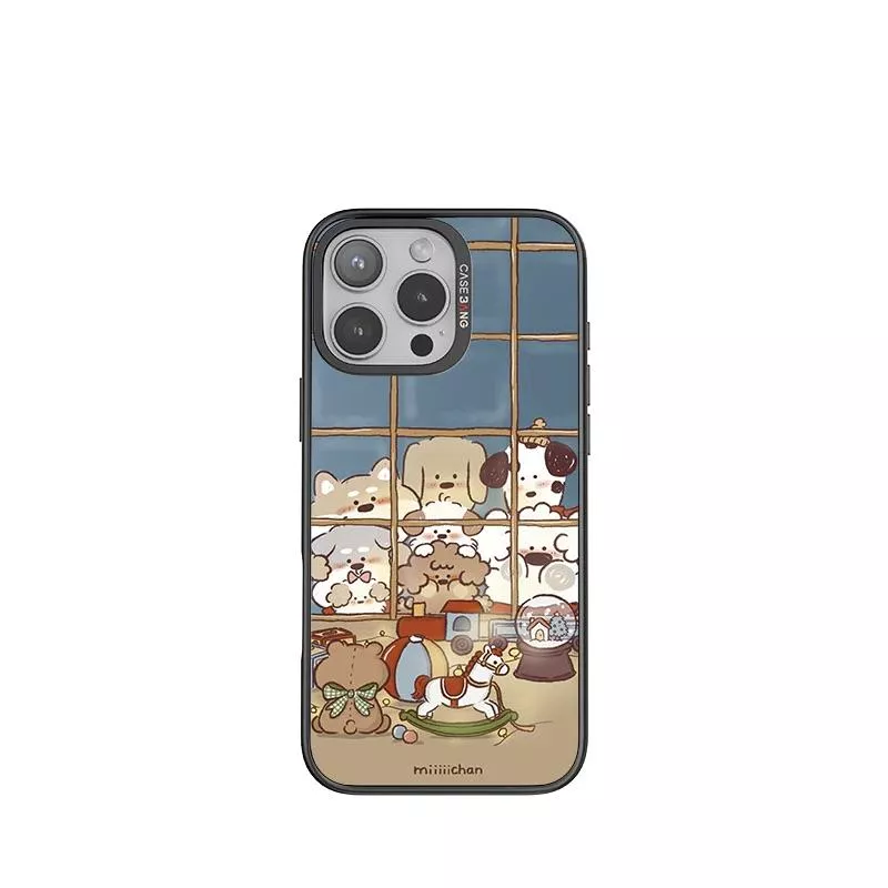 miiiiichan聯名我是狗狗系列-狗狗逛街 手機殼磁吸背蓋 miiiiichan聯名我是狗狗系列-狗狗逛街 手機殼磁吸背蓋