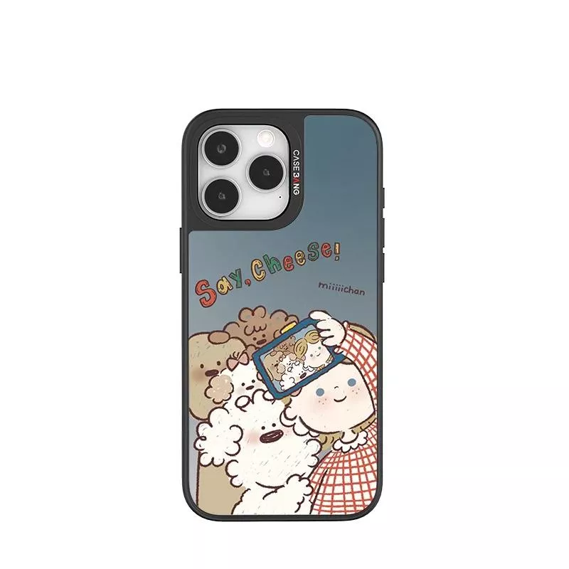 miiiiichan聯名我是狗狗系列-磁吸出鏡殼-一起合影 miiiiichan聯名我是狗狗系列-磁吸出鏡殼-一起合影